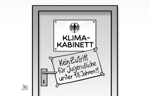 Klimakabinett tagt