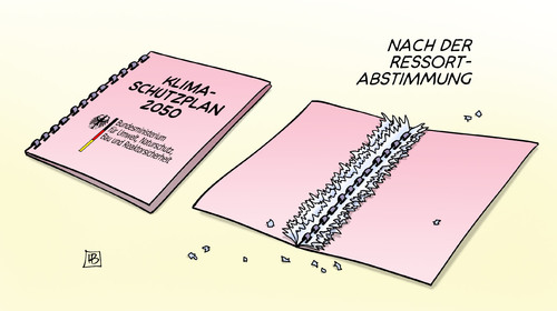 Cartoon: Klimaschutzplan 2050 (medium) by Harm Bengen tagged ressortabstimmung,2050,klimaschutzplan,hendricks,naturschutz,umwelt,bundesministerium,karikatur,cartoon,bengen,harm,bundeskabinett,bundesministerium,umwelt,naturschutz,hendricks,klimaschutzplan,2050,ressortabstimmung,bundeskabinett,harm,bengen,cartoon,karikatur