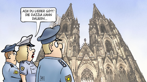 Cartoon: Köln-Razzia (medium) by Harm Bengen tagged kölner,dom,kirche,kardinal,woelki,meineid,razzia,polizei,harm,bengen,cartoon,karikatur,kölner,dom,kirche,kardinal,woelki,meineid,razzia,polizei,harm,bengen,cartoon,karikatur