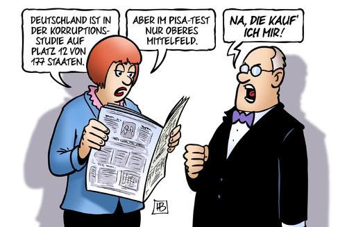 Cartoon: Korruption und Pisa (medium) by Harm Bengen tagged deutschland,korruptionsstudie,korruption,transparency,international,pisa,pisatest,bildung,bestechung,kaufen,harm,bengen,cartoon,karikatur,deutschland,korruptionsstudie,korruption,transparency,international,pisa,pisatest,bildung,bestechung,kaufen,harm,bengen,cartoon,karikatur