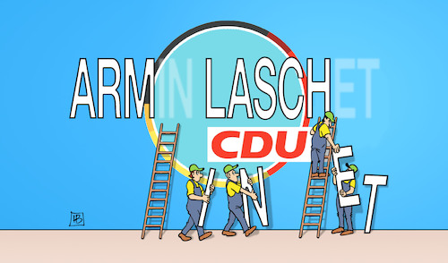 Cartoon: Laschet-Demontage (medium) by Harm Bengen tagged armin,laschet,cdu,rücktritt,demontage,sondierungen,bundestagswahl,starrsinn,harm,bengen,cartoon,karikatur,armin,laschet,cdu,rücktritt,demontage,sondierungen,bundestagswahl,starrsinn,harm,bengen,cartoon,karikatur