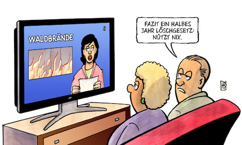 Cartoon: Löschgesetz (medium) by Harm Bengen tagged fazit,halbes,jahr,löschgesetz,internet,hasspostings,facebook,youtube,google,tv,waldbrände,waldbrand,hitze,harm,bengen,cartoon,karikatur,fazit,halbes,jahr,löschgesetz,internet,hasspostings,facebook,youtube,google,tv,waldbrände,waldbrand,hitze,harm,bengen,cartoon,karikatur