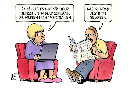 Cartoon: Medien-Glaubwürdigkeit (medium) by Harm Bengen tagged vertrauen,medien,glaubwürdigkeit,gelogen,lügenpresse,laptop,zeitung,harm,bengen,cartoon,karikatur,vertrauen,medien,glaubwürdigkeit,gelogen,lügenpresse,laptop,zeitung,harm,bengen,cartoon,karikatur