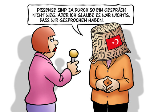 Merkel bekommt Korb