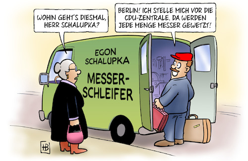 Cartoon: Messer wetzen (medium) by Harm Bengen tagged schalupka,susemil,berlin,zentrale,messer,wetzen,kramp,karrenbauer,spahn,merz,merkel,nachfolge,rücktritt,cdu,vorsitz,harm,bengen,cartoon,karikatur,schalupka,susemil,berlin,zentrale,messer,wetzen,kramp,karrenbauer,spahn,merz,merkel,nachfolge,rücktritt,cdu,vorsitz,harm,bengen,cartoon,karikatur