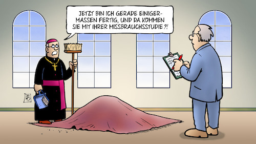 Cartoon: Missbrauchsstudie (medium) by Harm Bengen tagged missbrauchsstudie,katholische,kirche,teppich,kehren,verbrechen,geistliche,priester,sünde,sexueller,kindesmissbrauch,jugendliche,harm,bengen,cartoon,karikatur,missbrauchsstudie,katholische,kirche,teppich,kehren,verbrechen,geistliche,priester,sünde,sexueller,kindesmissbrauch,jugendliche,harm,bengen,cartoon,karikatur