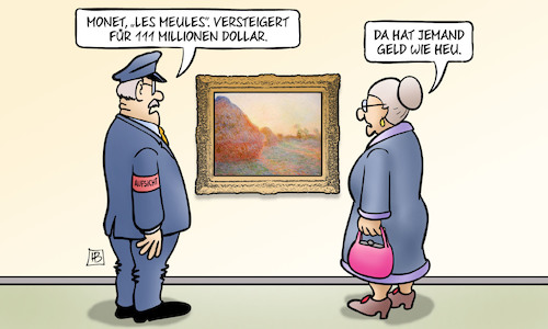 Monet-Heuhaufen