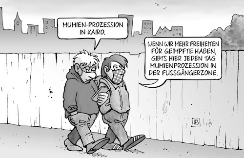 Mumien-Prozession