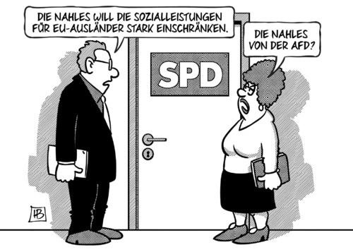 Nahles und EU-Ausländer