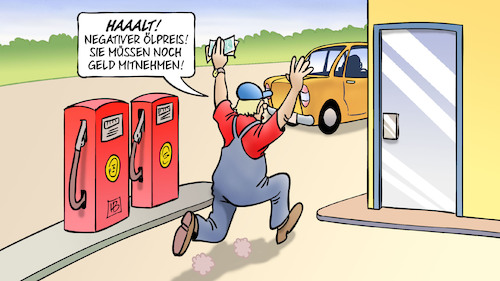 Cartoon: Negativer Ölpreis (medium) by Harm Bengen tagged negativer,ölpreis,geld,mitnehmen,tankstelle,tankwart,kfz,tanken,corona,coronavirus,ansteckung,pandemie,epidemie,krankheit,schaden,harm,bengen,cartoon,karikatur,negativer,ölpreis,geld,mitnehmen,tankstelle,tankwart,kfz,tanken,corona,coronavirus,ansteckung,pandemie,epidemie,krankheit,schaden,harm,bengen,cartoon,karikatur