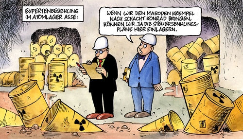 Cartoon: Neue Asse-Nutzung (medium) by Harm Bengen tagged atommülllager,asse,schacht,konrad,atom,kernkraft,strahlen,strahlenschutz,verlagerung,steuer,steuersenkung,pläne,radioaktiv,gift,atommülllager,asse,schacht,konrad,atom,kernkraft,strahlen,strahlenschutz,verlagerung,steuer,steuersenkung,pläne,radioaktiv,gift