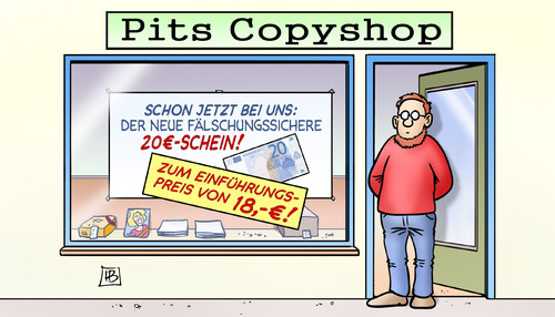 Cartoon: Neuer Zwanziger (medium) by Harm Bengen tagged copyshop,geld,neuer,zwanziger,faelschungssicher,20,schein,euro,ezb,draghi,einfuehrungspreis,faelschung,harm,bengen,cartoon,karikatur,copyshop,geld,neuer,zwanziger,faelschungssicher,20,schein,euro,ezb,draghi,einfuehrungspreis,faelschung,harm,bengen,cartoon,karikatur