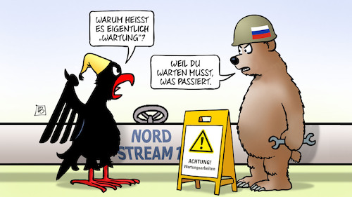 Nordstream1-Wartung