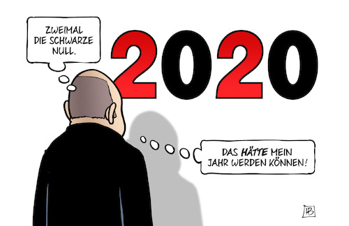 Cartoon: Olafs Jahr (medium) by Harm Bengen tagged schwarze,null,2020,jahreswechsel,olaf,scholz,hoffnungen,finanzminister,spd,harm,bengen,cartoon,karikatur,schwarze,null,2020,jahreswechsel,olaf,scholz,hoffnungen,finanzminister,spd,harm,bengen,cartoon,karikatur