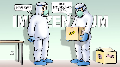 Cartoon: Pillen statt Impfstoff (medium) by Harm Bengen tagged beruhigungspillen,pillen,impfgipfel,bund,länder,vertrag,verträge,pharmakonzerne,bundesregierung,schuldzuweisungen,astrazeneca,corona,impfstoff,impfzentrum,schutzanzug,wirksamkeit,lieferprobleme,harm,bengen,cartoon,karikatur,beruhigungspillen,pillen,impfgipfel,bund,länder,vertrag,verträge,pharmakonzerne,bundesregierung,schuldzuweisungen,astrazeneca,corona,impfstoff,impfzentrum,schutzanzug,wirksamkeit,lieferprobleme,harm,bengen,cartoon,karikatur