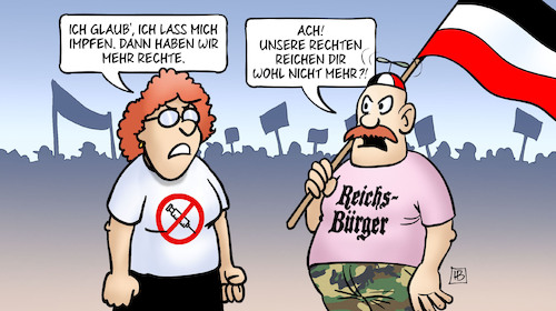 Cartoon: Rechte und Impfen (medium) by Harm Bengen tagged impfen,impfung,impfgegnerin,rechte,freiheiten,nazis,rechts,reichsbürger,demonstrationen,querdenken,harm,bengen,cartoon,karikatur,impfen,impfung,impfgegnerin,rechte,freiheiten,nazis,rechts,reichsbürger,demonstrationen,querdenken,harm,bengen,cartoon,karikatur