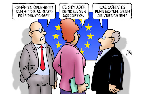 Cartoon: Rumänien und Korruption (medium) by Harm Bengen tagged rumänien,europa,eu,ratspräsidentschaft,kritik,korruption,bestechung,kosten,verzichten,harm,bengen,cartoon,karikatur,rumänien,europa,eu,ratspräsidentschaft,kritik,korruption,bestechung,kosten,verzichten,harm,bengen,cartoon,karikatur