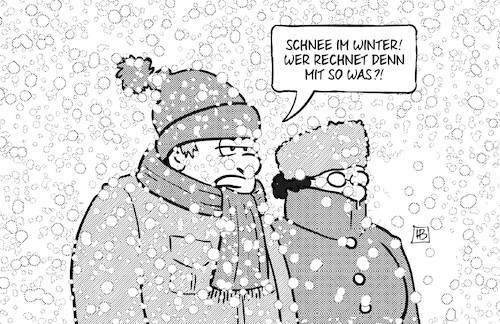 Schnee im Winter