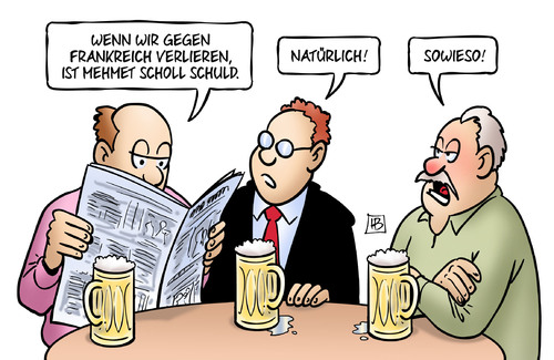 Cartoon: Scholl ist schuld (medium) by Harm Bengen tagged em,europameisterschaft,fussball,kommentator,tv,nationalmannschaft,deutschland,frankreich,verlieren,mehmet,scholl,kritik,harm,bengen,cartoon,karikatur,em,europameisterschaft,fussball,kommentator,tv,nationalmannschaft,deutschland,frankreich,verlieren,mehmet,scholl,kritik,harm,bengen,cartoon,karikatur