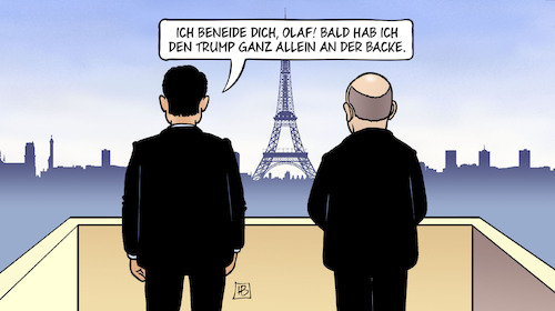 Scholz bei Macron