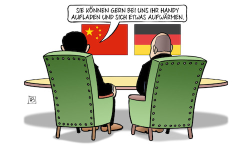 Scholz bei Xi