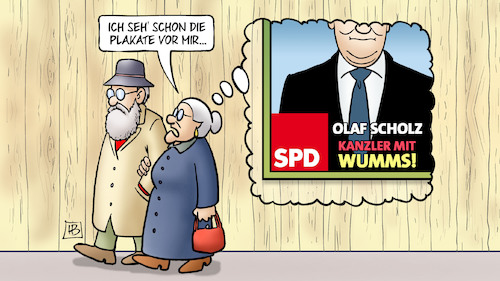 Cartoon: Scholz mit Wumms (medium) by Harm Bengen tagged wahl,plakate,spd,zaun,susemil,scholz,olaf,kanzler,finanzminister,wumms,krise,konjunkturpaket,groko,paket,geld,wirtschaft,bundesregierung,coronavirus,ansteckung,pandemie,epidemie,krankheit,schaden,harm,bengen,cartoon,karikatur,wahl,plakate,spd,zaun,susemil,scholz,olaf,kanzler,finanzminister,wumms,krise,konjunkturpaket,groko,paket,geld,wirtschaft,bundesregierung,coronavirus,ansteckung,pandemie,epidemie,krankheit,schaden,harm,bengen,cartoon,karikatur