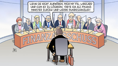 Scholz vor Finanzausschuß