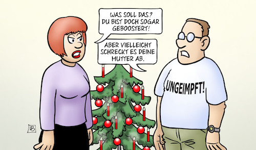 Cartoon: Schwiegermutter-Kontakt (medium) by Harm Bengen tagged schwiegermutter,kontakt,geboostert,impgung,ungeimpft,weihnachten,kontaktbeschränkungen,ansteckung,corona,harm,bengen,cartoon,karikatur,schwiegermutter,kontakt,geboostert,impgung,ungeimpft,weihnachten,kontaktbeschränkungen,ansteckung,corona,harm,bengen,cartoon,karikatur