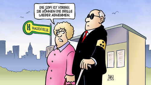 Cartoon: Sofi-Brille (medium) by Harm Bengen tagged brille,sonnenfinsternis,sofi,partielle,blind,irrtum,harm,bengen,cartoon,karikatur,brille,sonnenfinsternis,sofi,partielle,blind,irrtum,harm,bengen,cartoon,karikatur