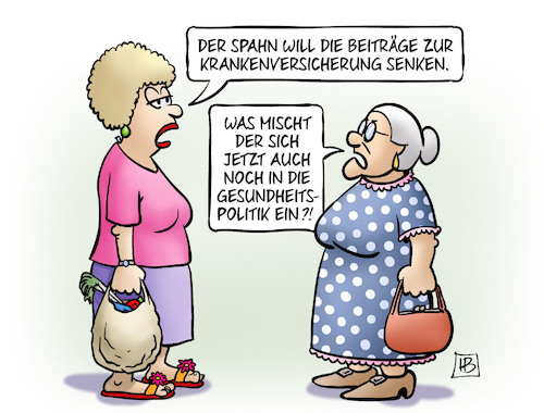 Cartoon: Spahn und Beiträge (medium) by Harm Bengen tagged spahn,beiträge,beitrag,krankenversicherung,senken,einmischung,gesundheitsminister,gesundheitspolitik,susemil,harm,bengen,cartoon,karikatur,spahn,beiträge,beitrag,krankenversicherung,senken,einmischung,gesundheitsminister,gesundheitspolitik,susemil,harm,bengen,cartoon,karikatur