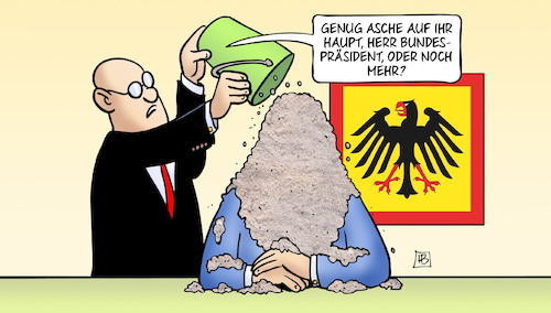 Cartoon: Steinmeiers Hauptasche (medium) by Harm Bengen tagged asche,haupt,bundespraesident,steinmeier,russland,ukraine,krieg,harm,bengen,cartoon,karikatur,asche,haupt,bundespraesident,steinmeier,russland,ukraine,krieg,harm,bengen,cartoon,karikatur