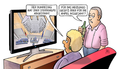 Cartoon: Sterbehilfe im Bundestag (medium) by Harm Bengen tagged bundestag,sterbehilfe,abstimmung,heizungsgesetz,ampel,tv,harm,bengen,cartoon,karikatur,bundestag,sterbehilfe,abstimmung,heizungsgesetz,ampel,tv,harm,bengen,cartoon,karikatur