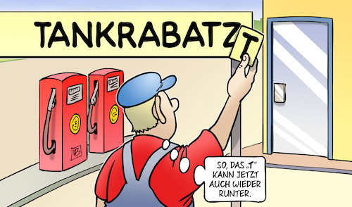 Tankrabatt-Ende