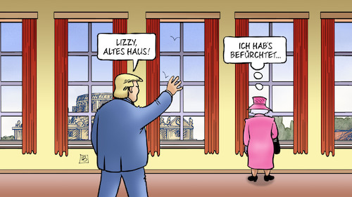 Trump bei der Queen