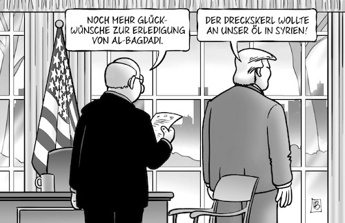 Trump und Bagdadi