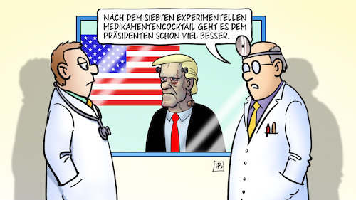 Cartoon: Trumpenstein (medium) by Harm Bengen tagged experimenteller,medikamentencocktail,remdesivir,trump,präsident,krank,corona,arzt,frankenstein,harm,bengen,cartoon,karikatur,experimenteller,medikamentencocktail,remdesivir,trump,präsident,krank,corona,arzt,frankenstein,harm,bengen,cartoon,karikatur