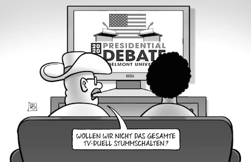 TV-Duell stummgeschaltet