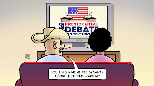 TV-Duell stummgeschaltet