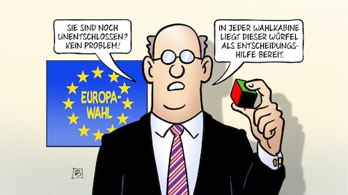 Cartoon: Unentschlossen bei Europawahl (medium) by Harm Bengen tagged europawahl,europa,wahl,unentschlossen,wahlkabine,würfel,entscheidungshilfe,wahlen,unentschieden,harm,bengen,cartoon,karikatur,europawahl,europa,wahl,unentschlossen,wahlkabine,würfel,entscheidungshilfe,wahlen,unentschieden,harm,bengen,cartoon,karikatur