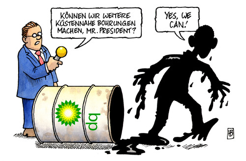 Cartoon: US-Ölpest (medium) by Harm Bengen tagged usa,oelpest,oel,pest,verseuchung,verschmutzung,bohrinsel,bohrturm,bohrplattform,deep,water,horizon,bp,energie,konzern,umwelt,umweltschutz,ökologie,bohren,fördern,obama,golf,usa,ölpest,öl,umwelt,verschmutzung,bohrinsel,bohrturm,bohrplattform,energie,konzern,umweltschutz,ökologie,bohren,fördern,obama,golf