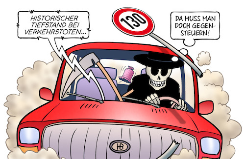 Verkehrstote Tiefstand