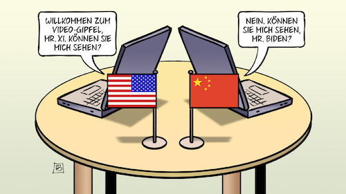 Videogipfel USA-China