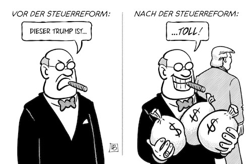 Vor und nach der Steuerreform