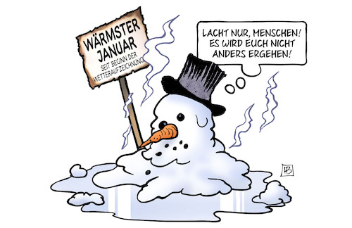 Wärmster Januar