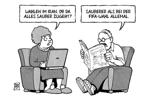 Wahlen Iran und FIFA