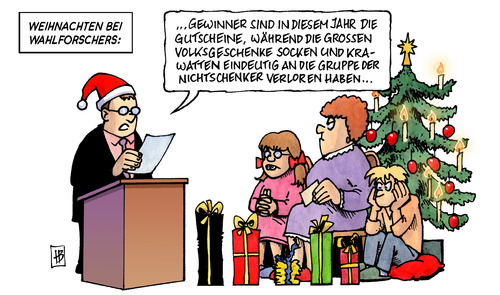 Weihnachten bei Wahlforschers