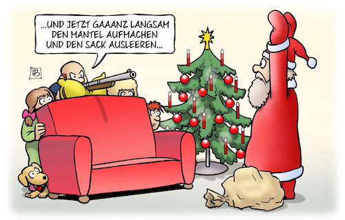 Weihnachtscartoon 2 - Verdacht