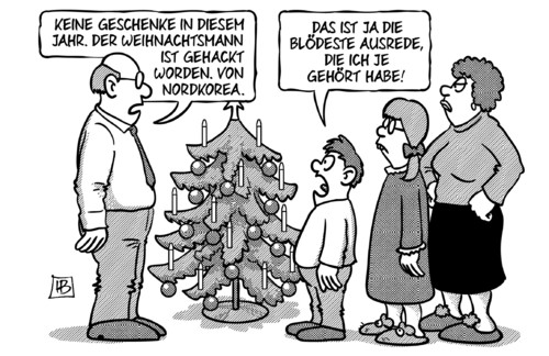 Weihnachtsmann gehackt