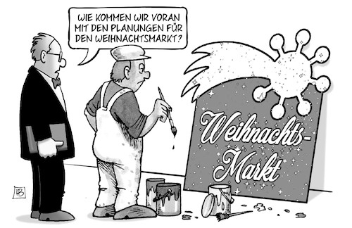 Weihnachtsmarkt-Planung