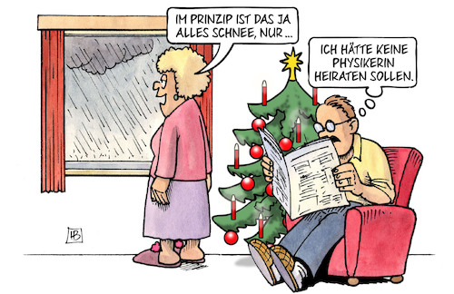 Weiss-nasse Weihnachten